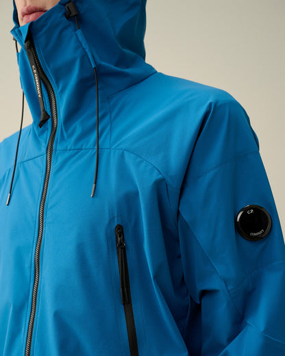 Cp Company Lightweight Lens Hooded Pro-Tek Jacket In Ink Blue