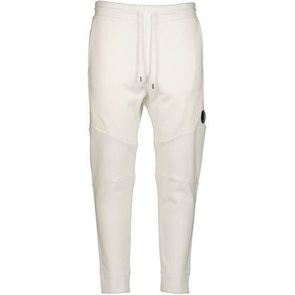 Cp Company 084A Diagonal Raised Joggers In White