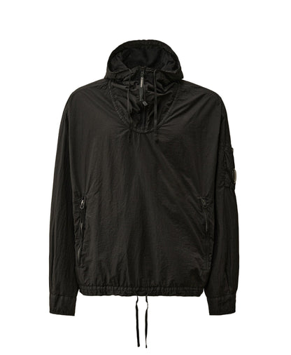 Cp Company Loose Fit Taylon L Hooded Smock In Black
