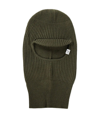 Cp Company Extrafine Merino Wool Balaclava Ivy Green