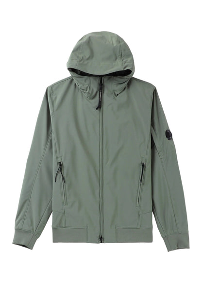 Cp Company S/S Lens Soft Shell In Agave Green