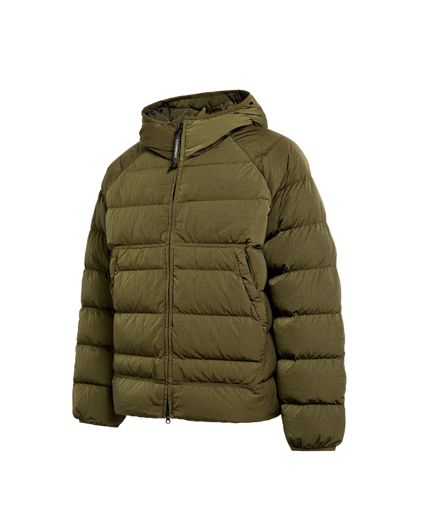 Cp Company Eco-Chrome R Goggle Down Jacket in Ivy Green