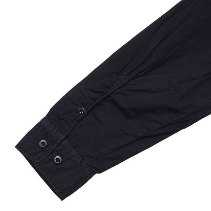 Cp Company Taylon L Chrome Lens Full Zip Shirt Black