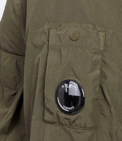 Cp Company 013A Chrome-R Lens Overshirt in Ivy Green