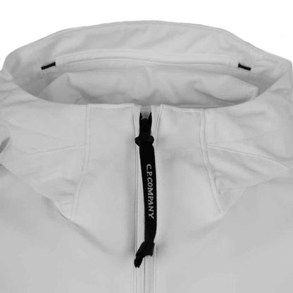 Cp Company S/S Lens Soft Shell Jacket In White