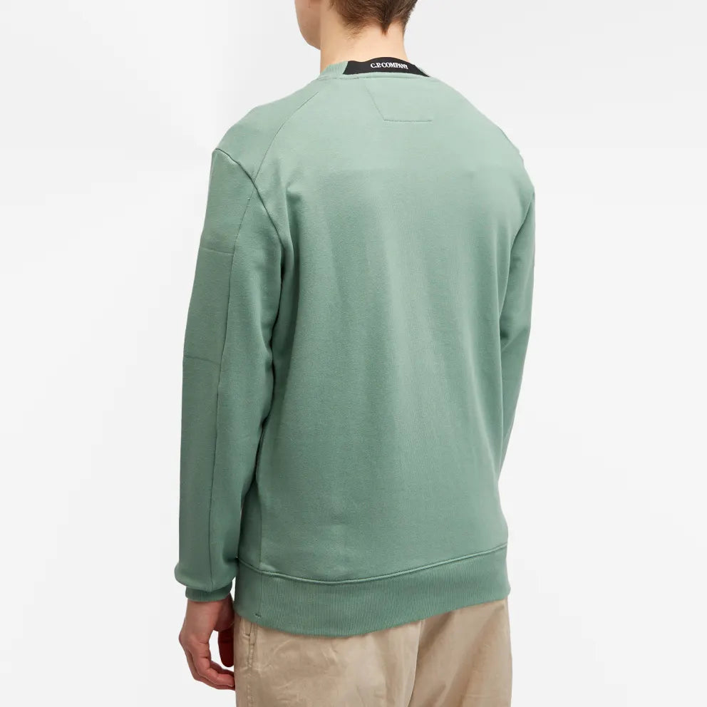 Cp Company 16CM Diagonal Raised Lens Sweatshirt Green Bay