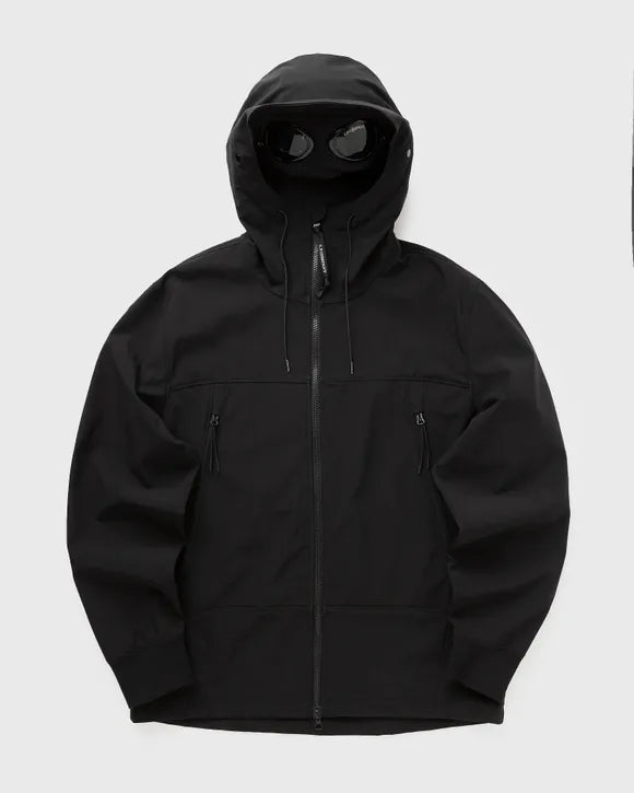 Cp Company 001A Shell-R Goggle Jacket In Black