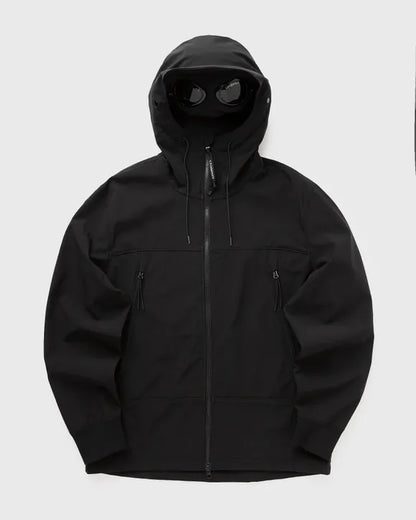Cp Company 001A Shell-R Goggle Jacket In Black