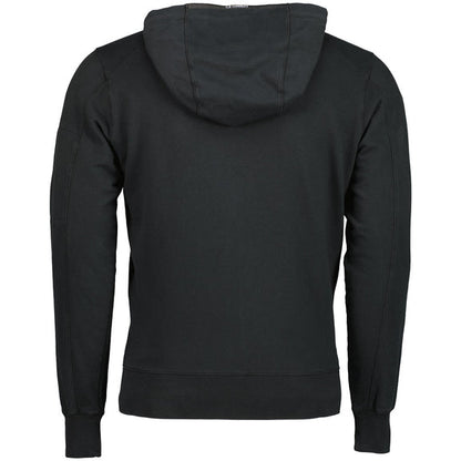 Cp Company 16cm Hooded Lens Full Zip Lens In Black