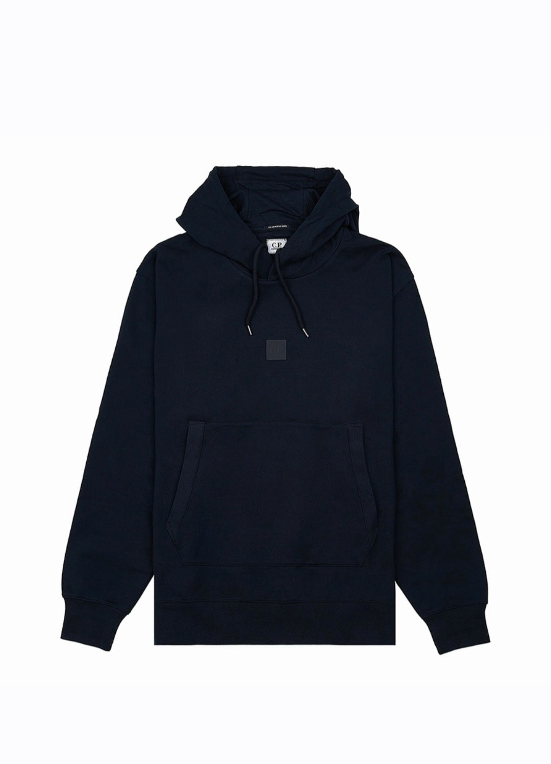 Cp Company Metropolis Series Stretch Material Overhead Hoodie In Black