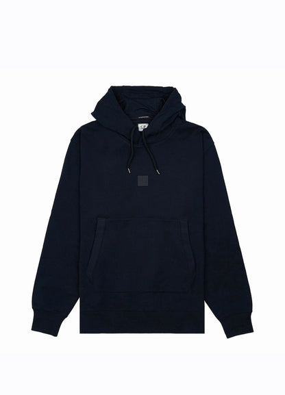 Cp Company Metropolis Series Stretch Material Overhead Hoodie In Black