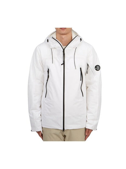 Cp Company Padded A/W Pro-Tek Hooded Jacket White