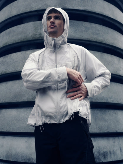 Cp Company 005A Metropolis Pertex Bloom Jacket In Limestone