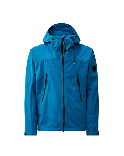 Cp Company Lightweight Lens Hooded Pro-Tek Jacket In Ink Blue