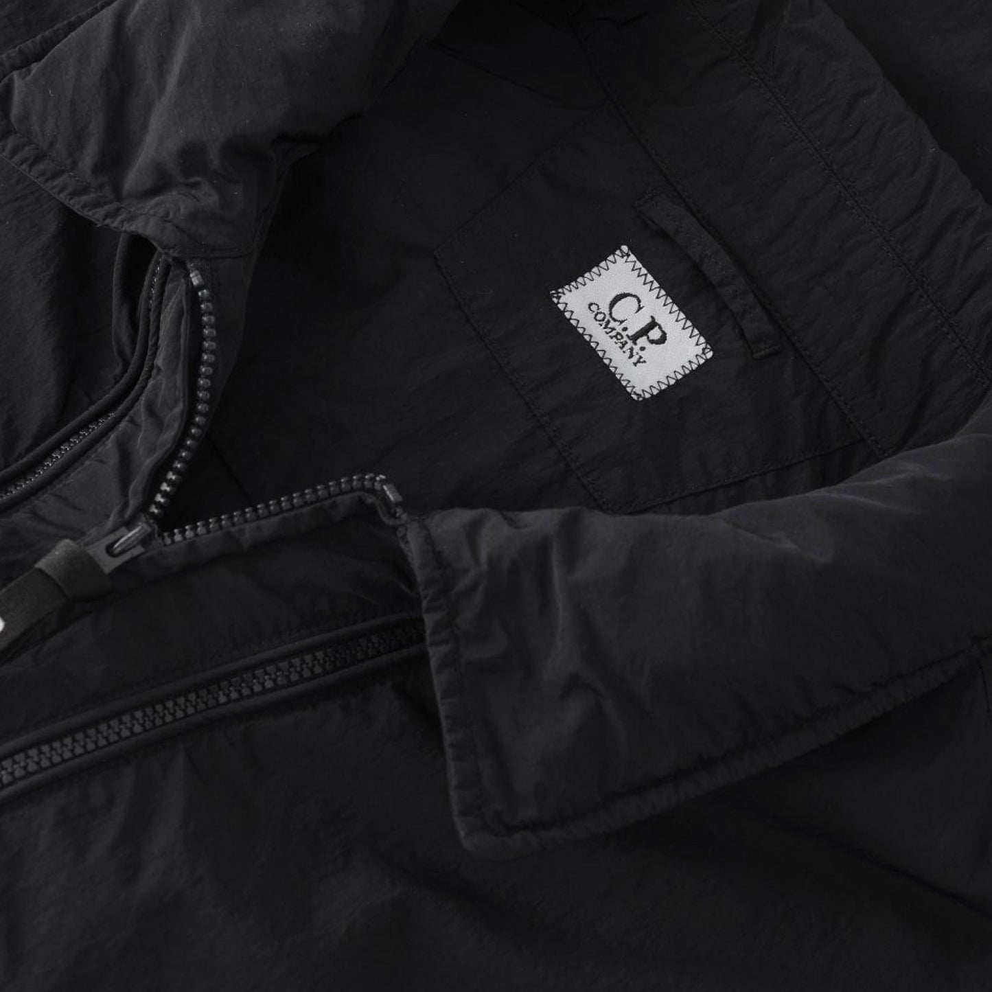 Cp Company 013A Chrome-R Lens Overshirt in Black