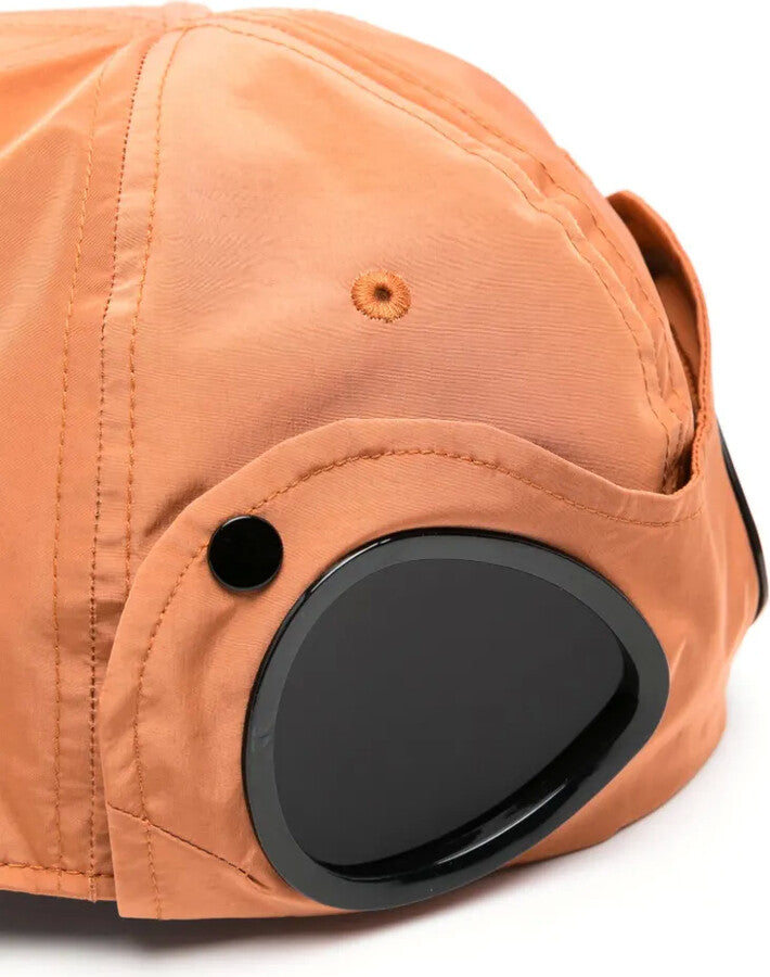 Cp Company Chrome-R Goggle Cap in Bombay Brown