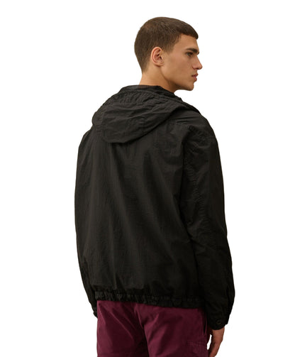 Cp Company Loose Fit Taylon L Hooded Smock In Black
