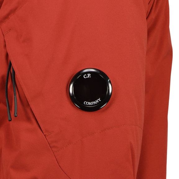 Cp Company Padded A/W Pro-Tek Hooded Jacket Red