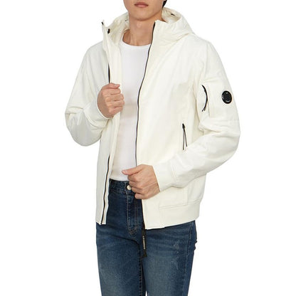 Cp Company Shell-R A/W Lens Jacket In White