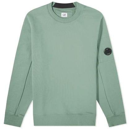 Cp Company 16CM Diagonal Raised Lens Sweatshirt Green Bay