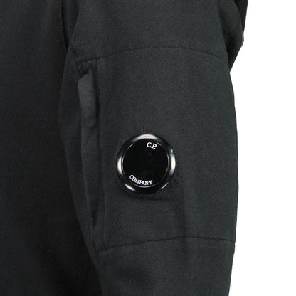 Cp Company 16cm Hooded Lens Full Zip Lens In Black
