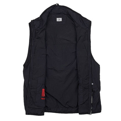 Cp Company Primaloft G.D.P Padded Lens Gilet In Black