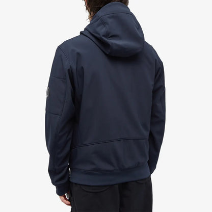 Cp Company Shell-R A/W Lens Jacket In Navy