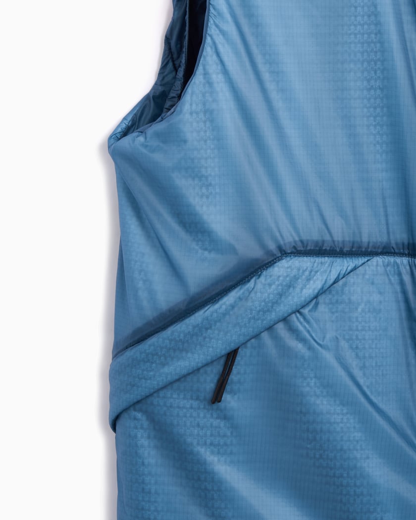 Cp Company 032A Nada Shell Primaloft Goggle Gilet In Light Blue