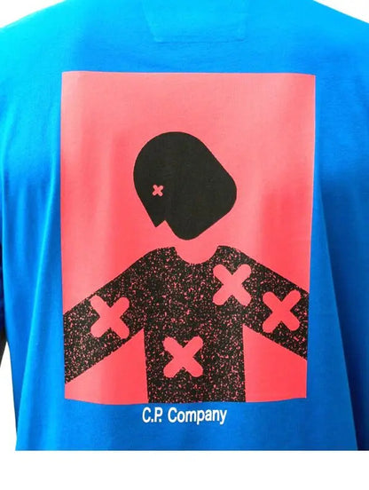 Cp Company 307A T-Shirt In Electric Blue