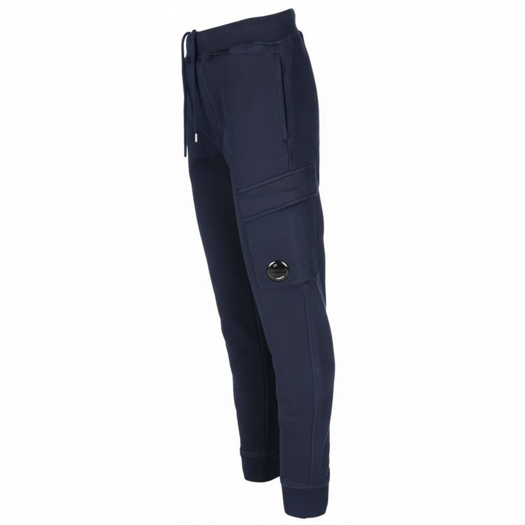 Cp Company 246A Brushed Emerised Lens Joggers In Navy