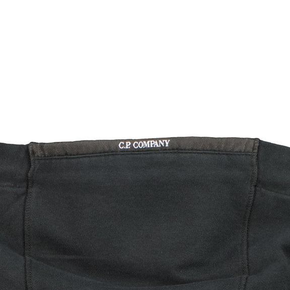 Cp Company 16cm Hooded Lens Full Zip Lens In Black
