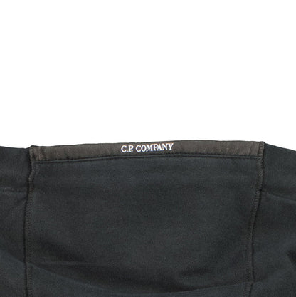 Cp Company 16cm Hooded Lens Full Zip Lens In Black