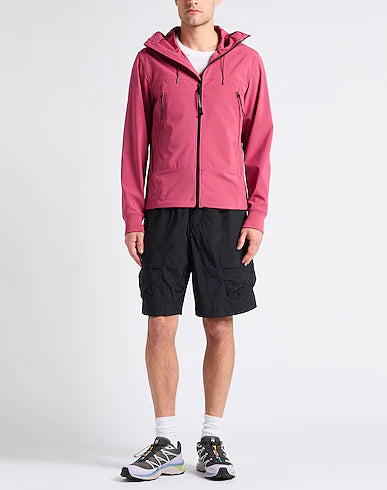 Cp Company S/S Goggle Soft Shell In Red Bud