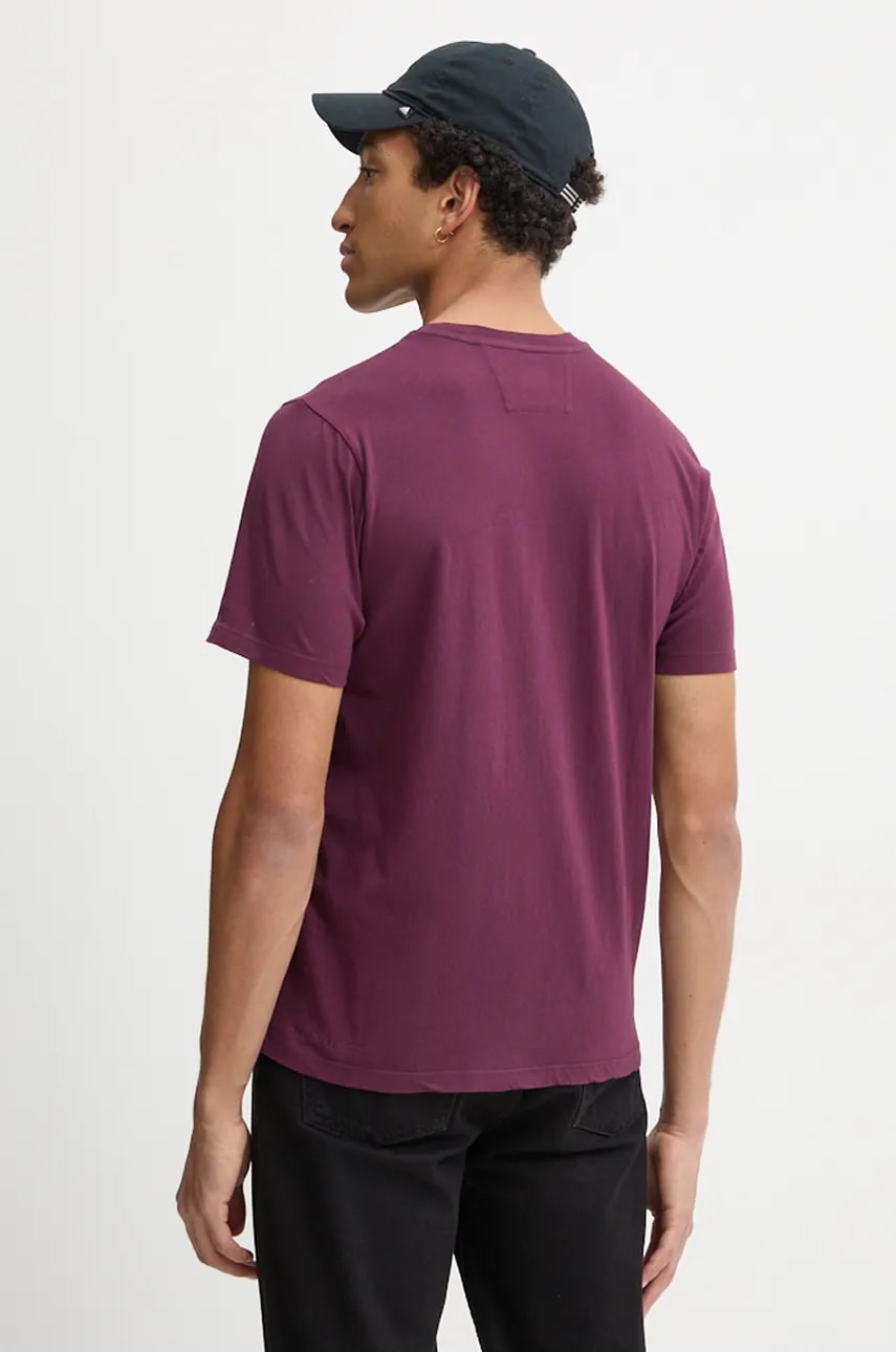 Cp Company 240A Check Logo Print In Potent Purple