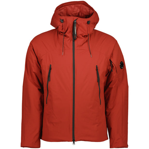 Cp Company Padded A/W Pro-Tek Hooded Jacket Red