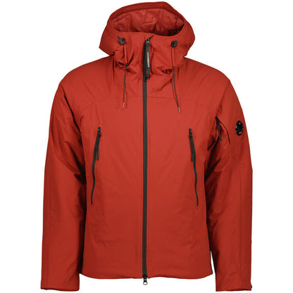Cp Company Padded A/W Pro-Tek Hooded Jacket Red