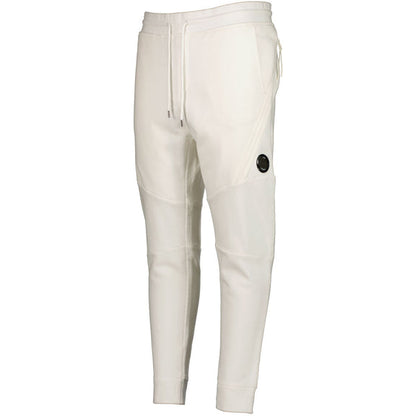 Cp Company 084A Diagonal Raised Joggers In White