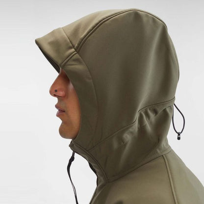 Cp Company Shell-R A/W Lens Jacket In Ivy Green