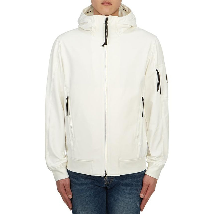 Cp Company Shell-R A/W Lens Jacket In White