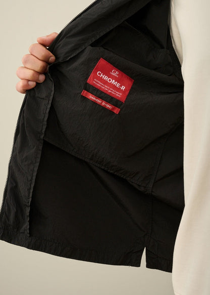 Cp Company 013A Chrome-R Lens Overshirt in Black