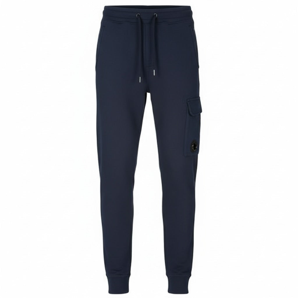 Cp Company 246A Brushed Emerised Lens Joggers In Navy