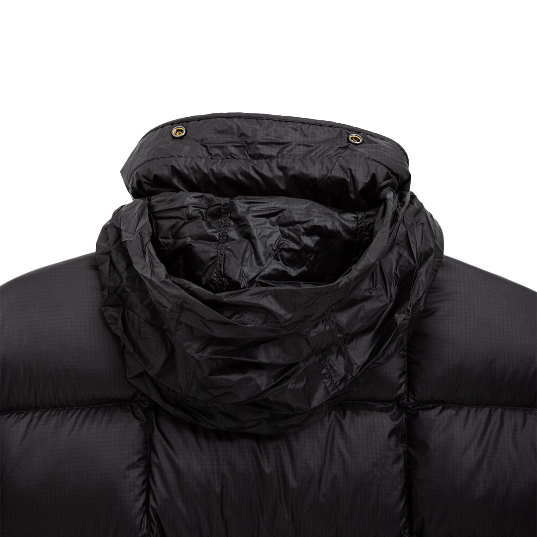 Cp Company 216A D.D Shell Short Hooded Down Jacket In Nightshade