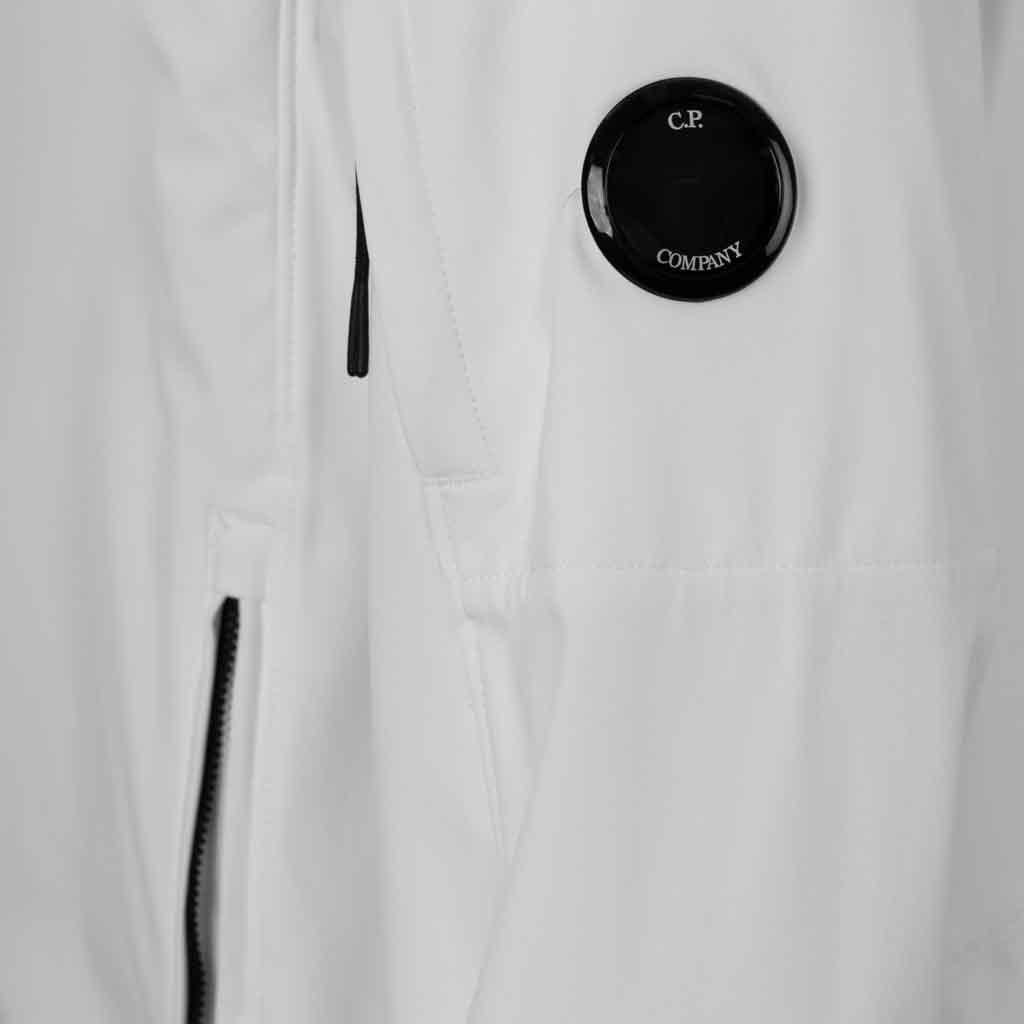 Cp Company S/S Lens Soft Shell Jacket In White