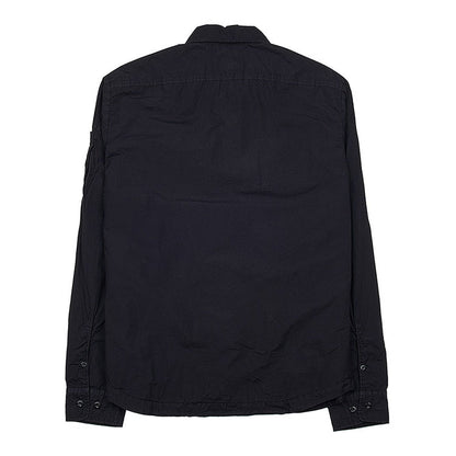 Cp Company Taylon L Chrome Lens Full Zip Shirt Black