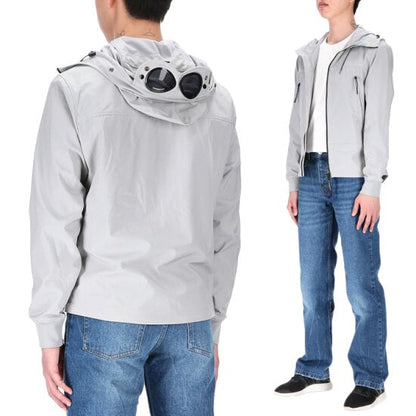 Cp Company S/S Goggle Soft Shell In Drizzle Grey