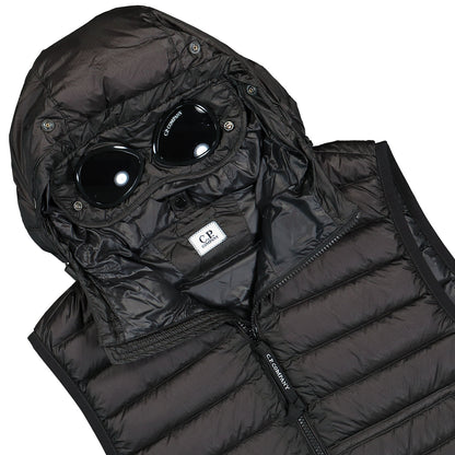 Cp Company D.D Shell Down Gilet In Black