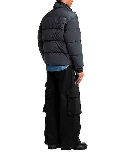 Cp Company Nycra-R Down Jacket In Black Sand
