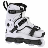 Load image into Gallery viewer, USD Shadow Team White Aggressive Skates