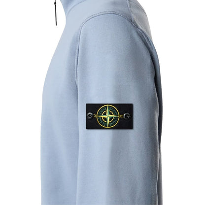 [Stone Island] Cotton Fleece Half-Zip Sweatshirt