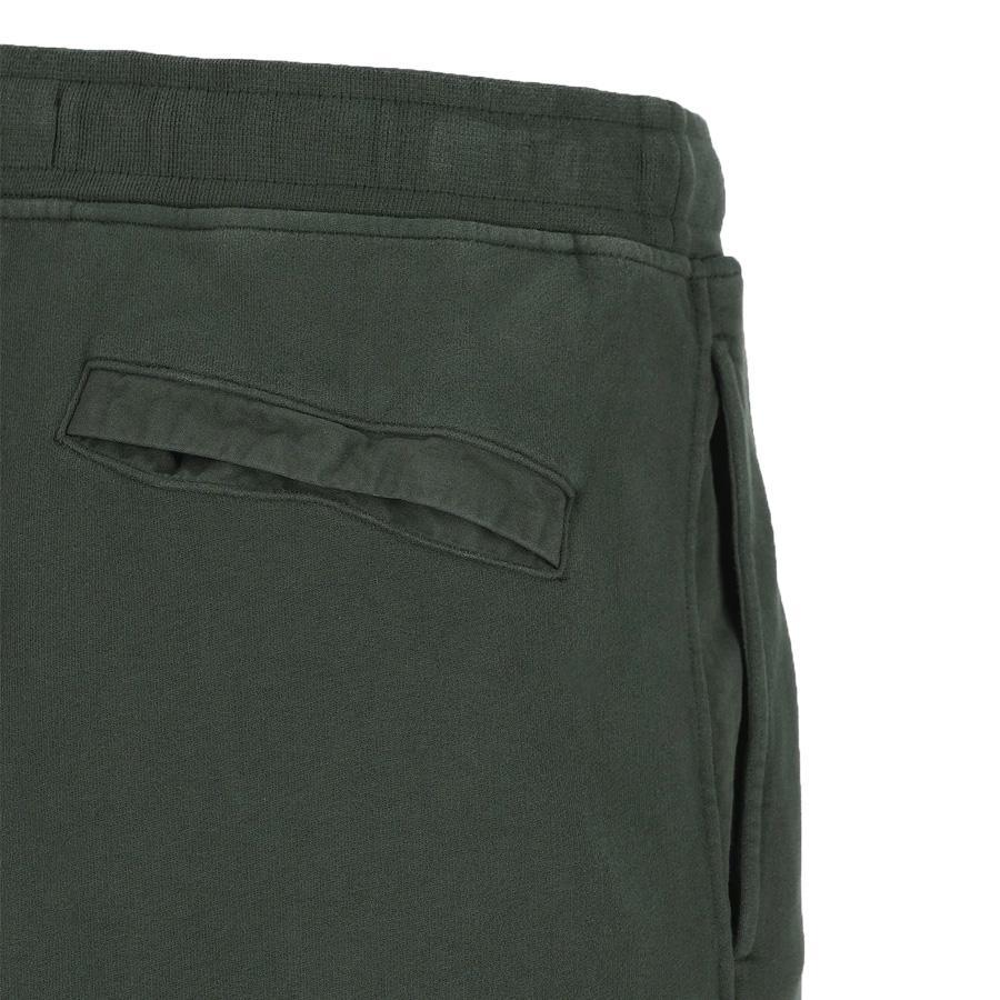 [Stone Island] Cotton Fleece Regular Fit Joggers in Juniper